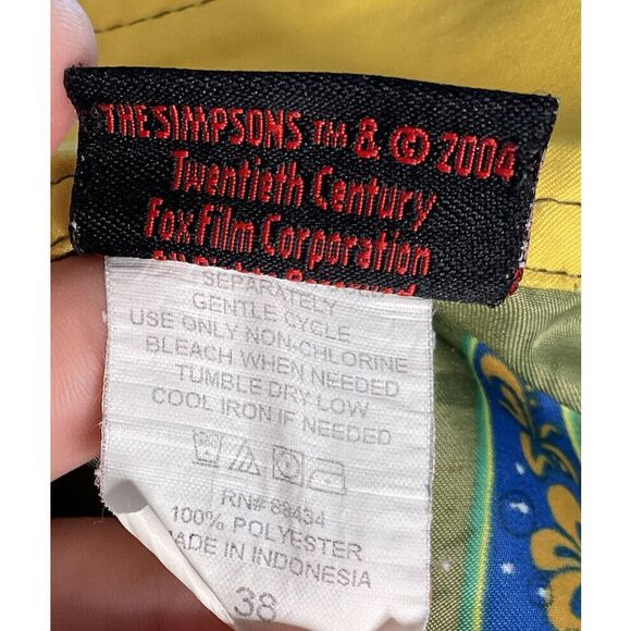 The Simpsons Board Shorts‎ Men’s 38 Bart/Homer/Krusty Board Tiki Surfer Hawaiian - Picture 6 of 7